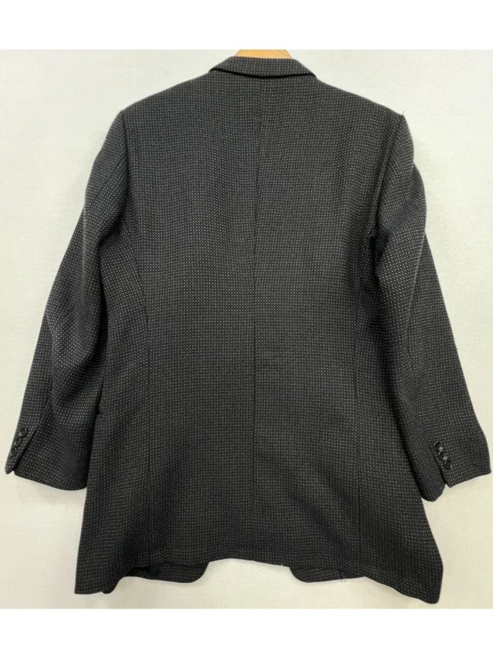 Armani Collezioni Saks Fifth Ave Men's Wool 2 Button Blazer Sz 42R Charcoal Gray